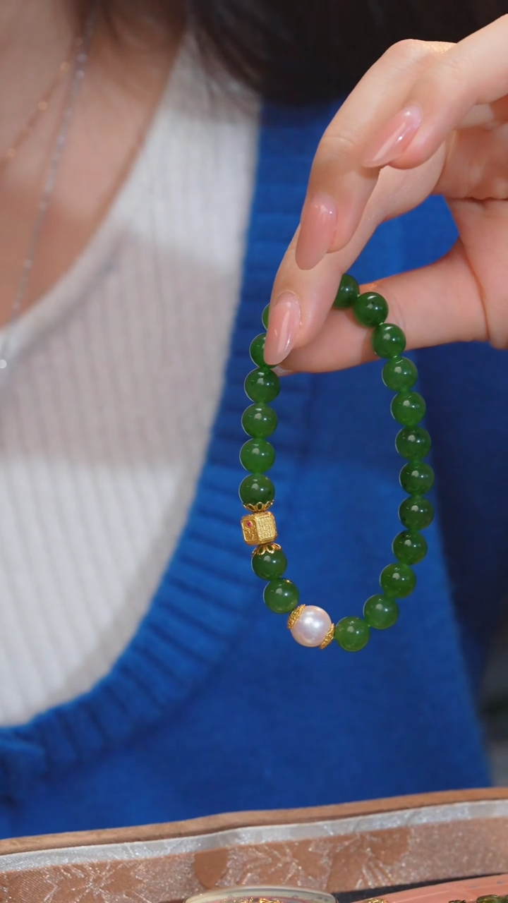 【闪购商品】和田玉手串未镶嵌多样性发@@W2935