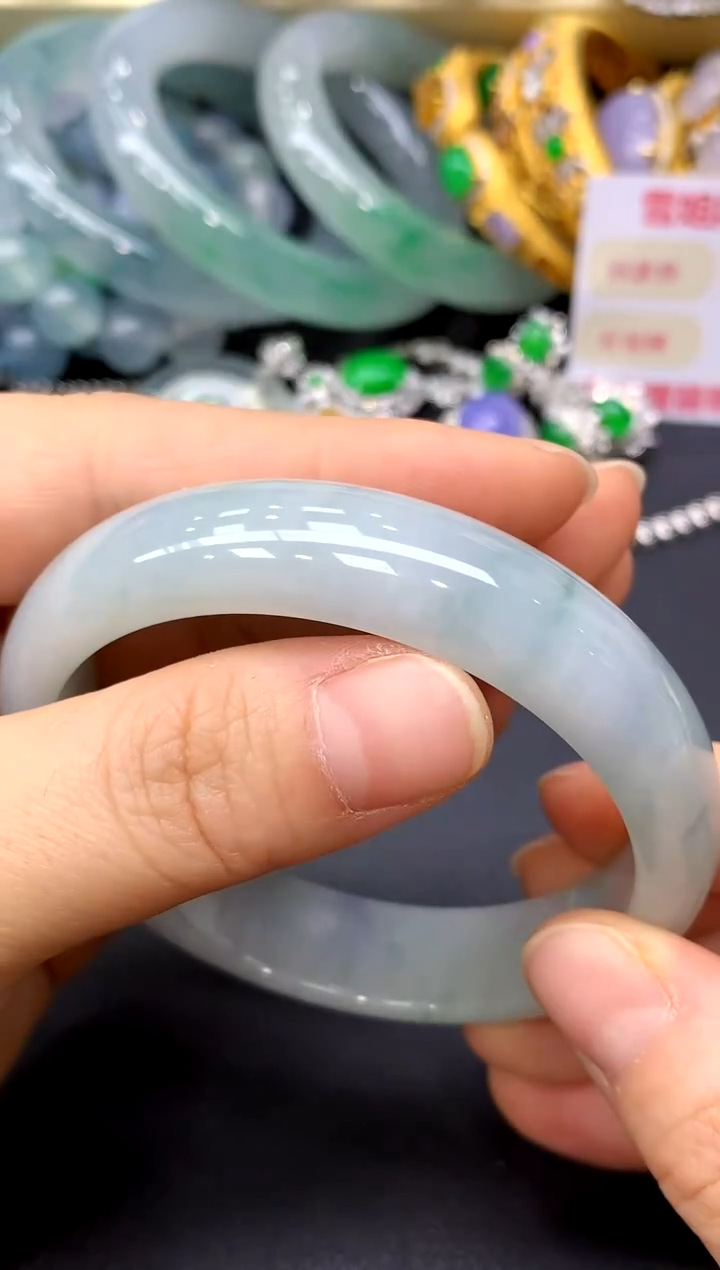 未镶嵌手镯翡翠396-中国好珍宝