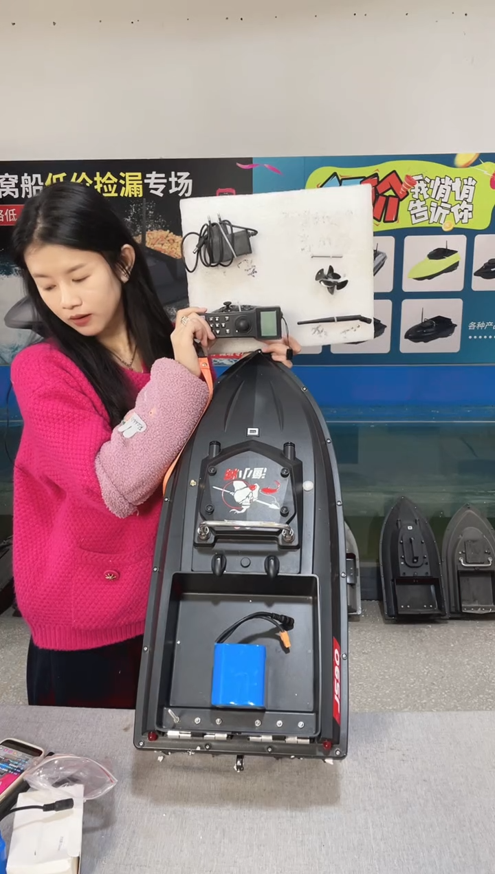 新****）二手船处理 JS90GPS版 配38000毫安电池 编号17