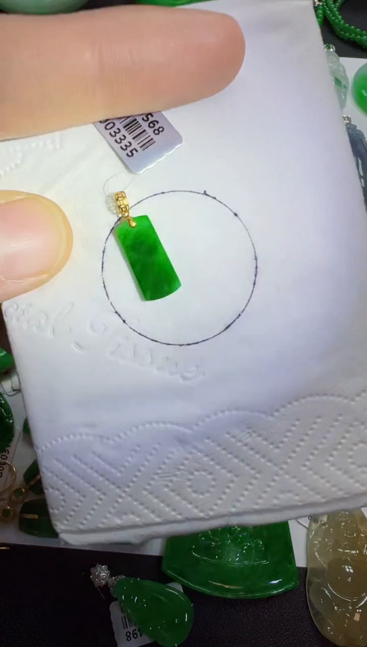 【闪购商品】定制翡翠18K金镶嵌168元