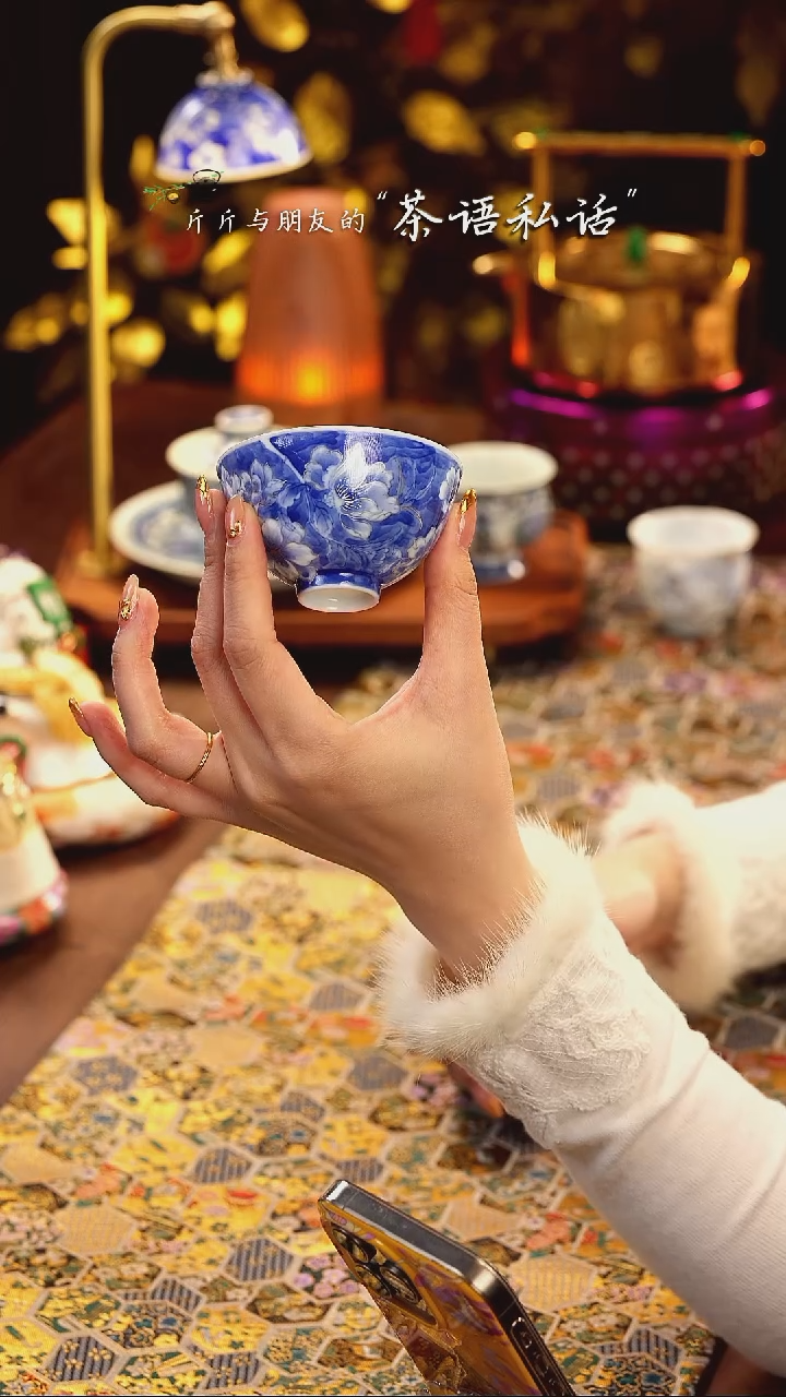 【闪购商品】赋春寻隐   青花   万花    单杯