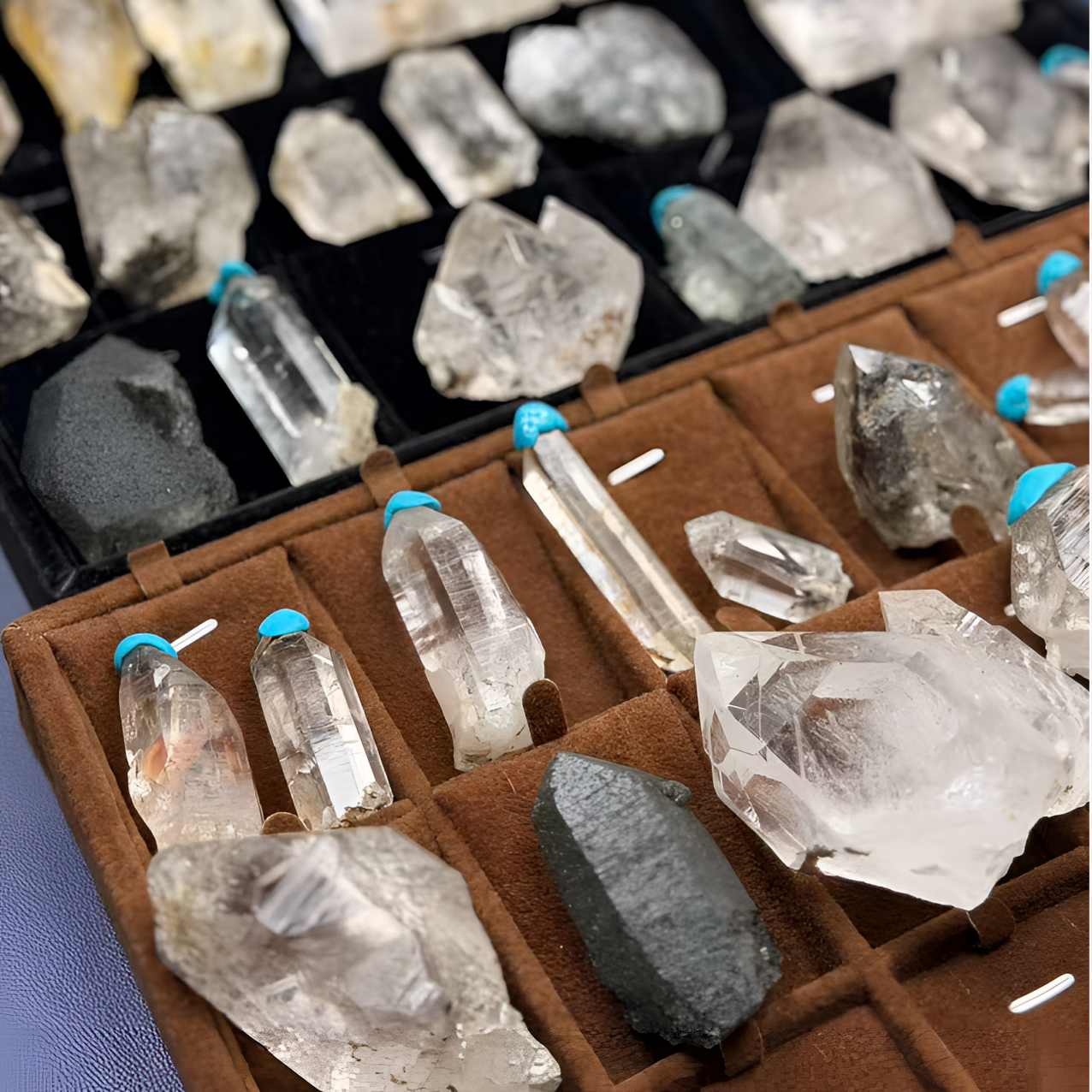 【临川专属】喜马拉雅水晶矿标摆件多样性拍下发其一