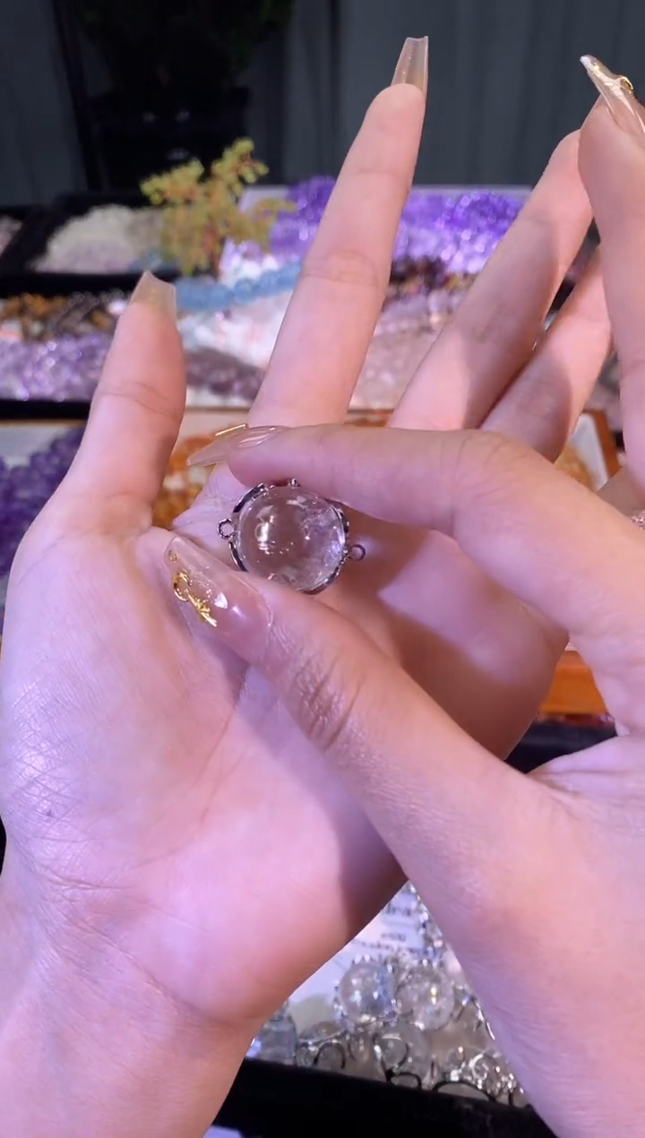 【闪购商品】水晶手链合金白阿塞水晶双耳配件