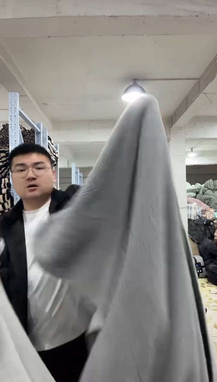 兔毛清货【2.3*2.3米双层加厚速热毯】外贸原单毛毯底价清货拼手速