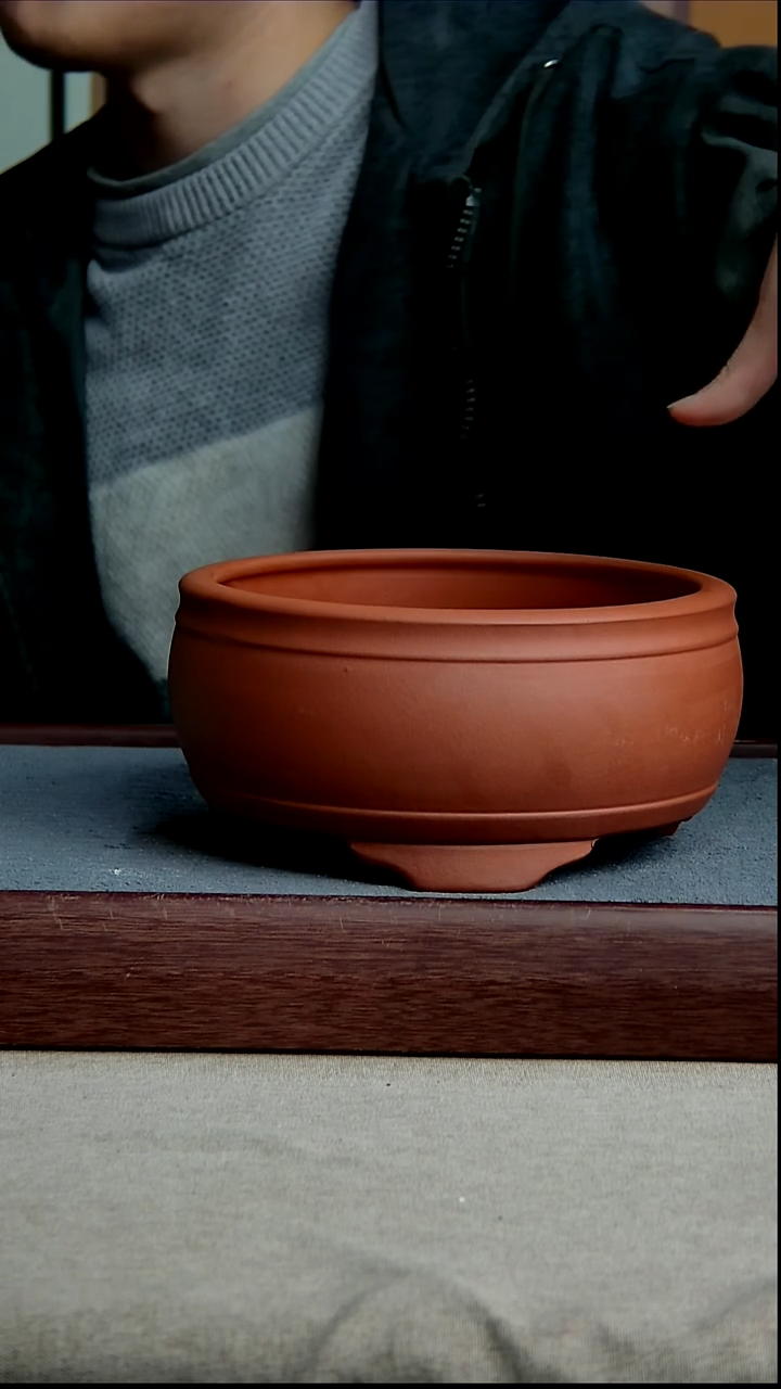 紫砂花盆17.5*7.5内径尺寸