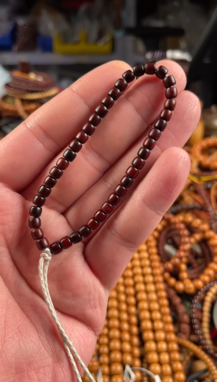 手串/手链小叶紫檀王胖子文玩工作室5.5左右直切手持