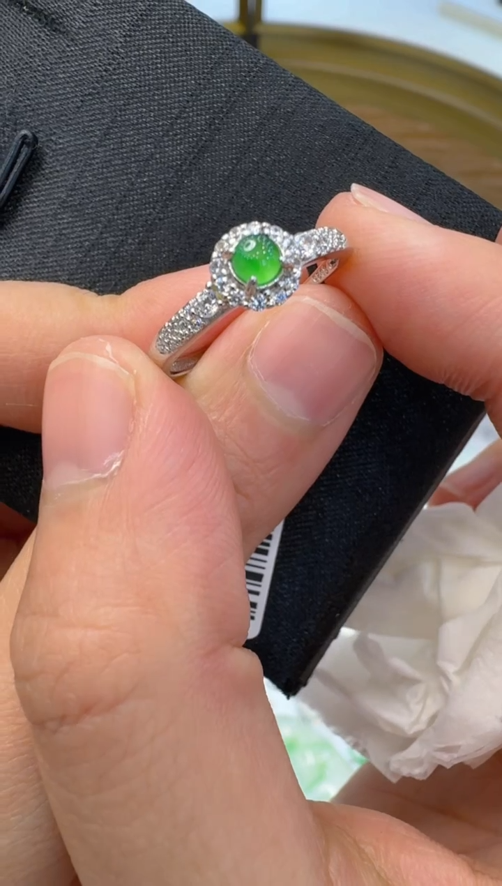 【闪购商品】翡翠戒指银S925镶嵌多样性团购发一件