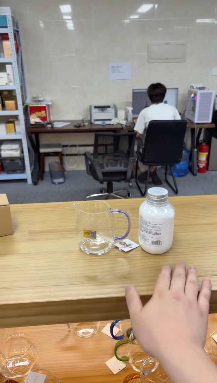 禾器澄然茶海浅紫+禾器清洁剂