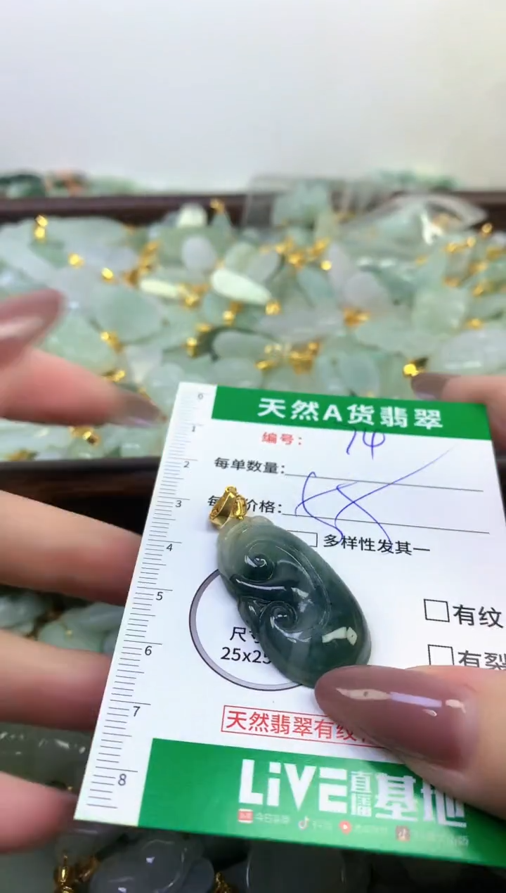 颈饰未镶嵌翡翠纯天然缅甸A货翡翠