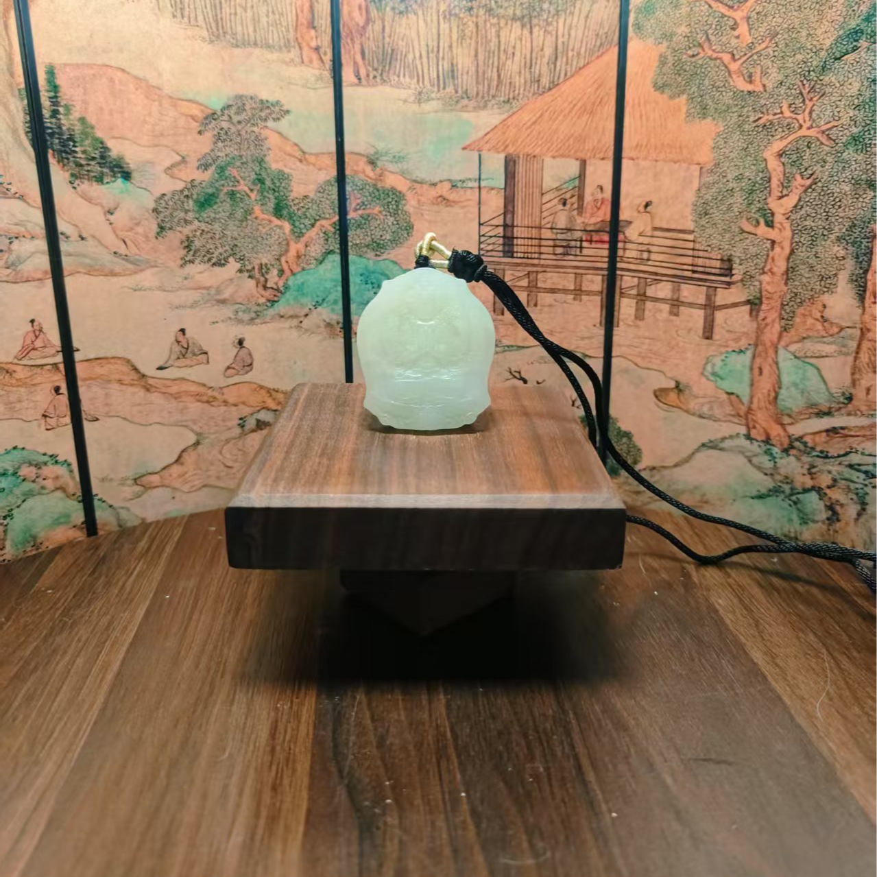 U和田玉千手观音吊坠0360