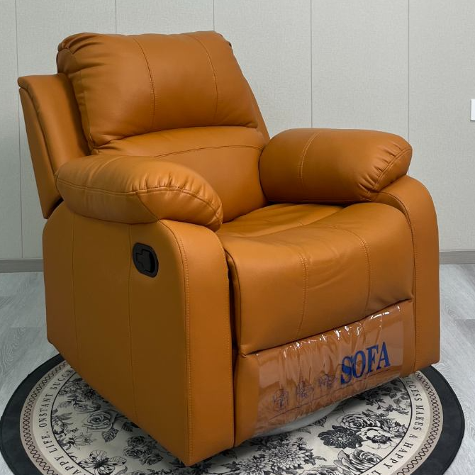 太空舱客厅头等舱皮艺轻奢极简北欧风简约懒人沙发摇摇椅旋转单人