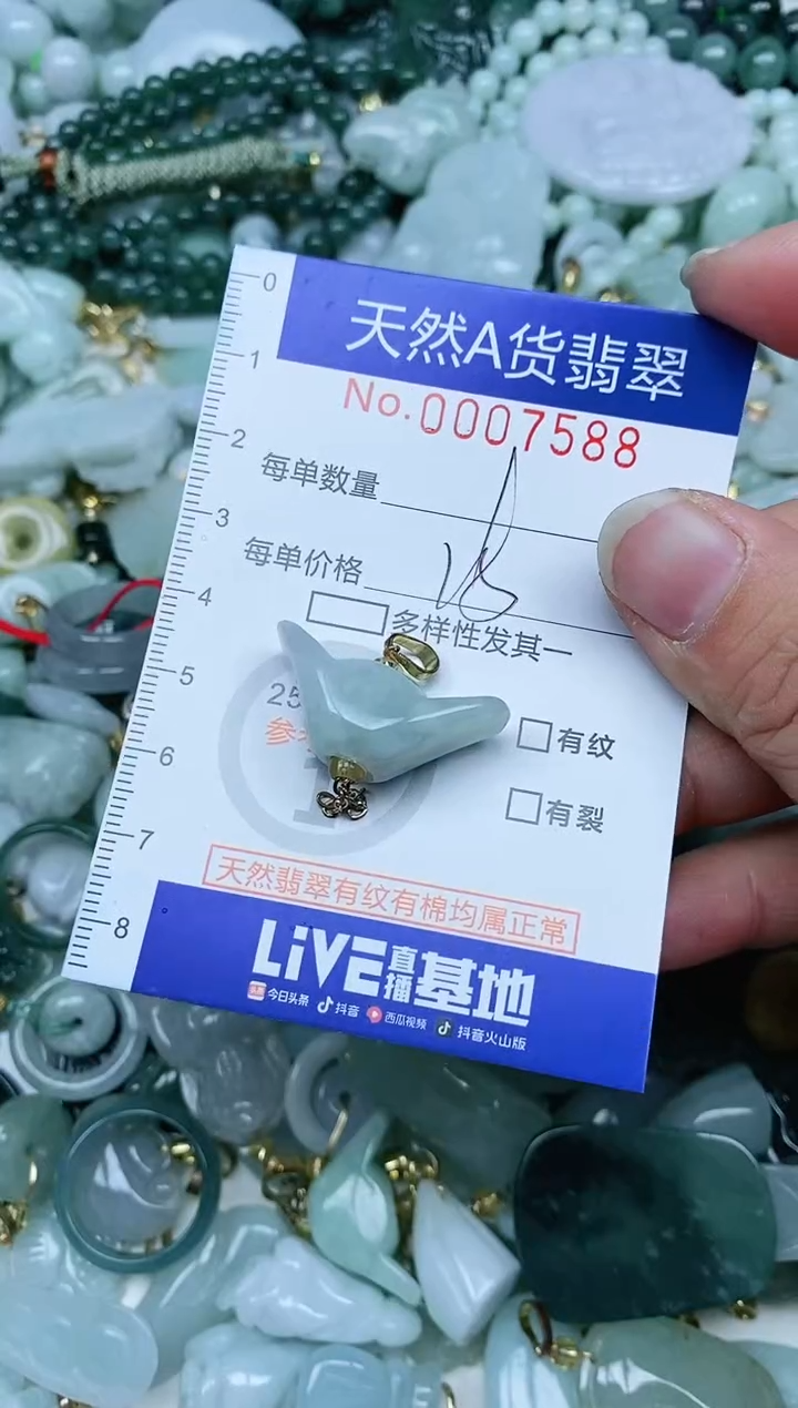 【闪购商品】翡翠吊坠(不含链)未镶嵌翡翠