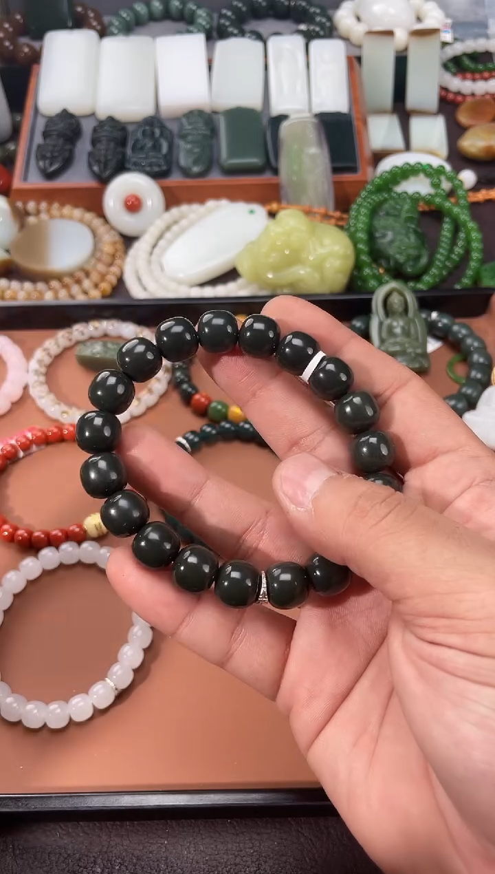 【闪购商品】和田玉手串未镶嵌 多样性发一件36