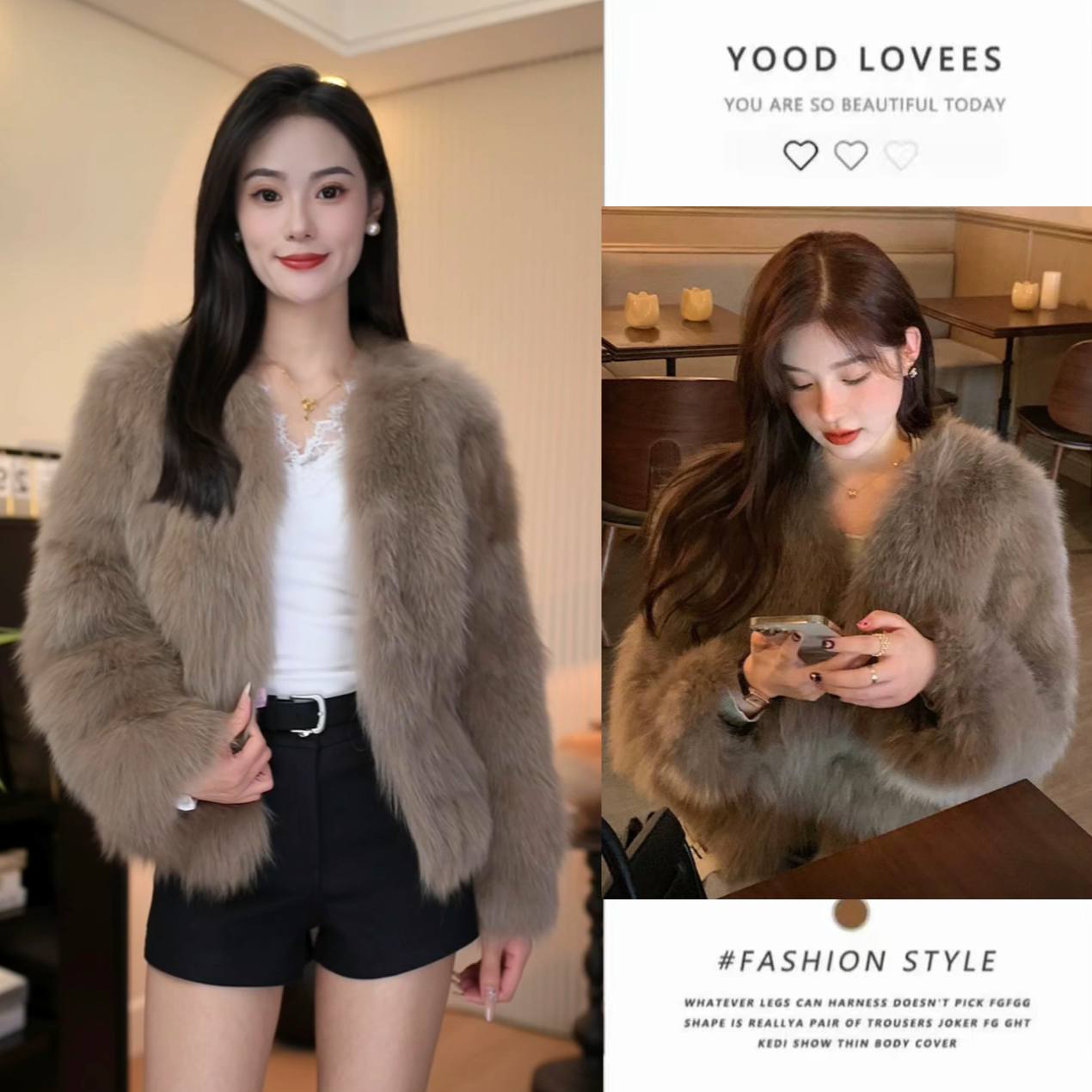 【暖冬纪事】2025海宁秋冬8草草外套气质网红时尚百搭名媛显瘦短款