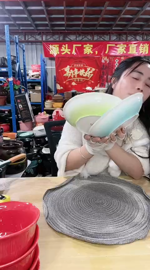 【闪购商品】瑕疵两色盘2个不可明火