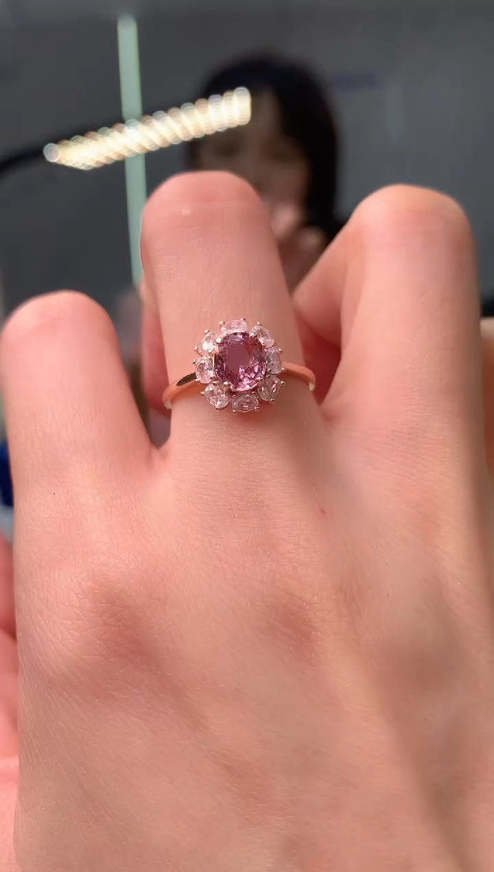 【闪购商品】碧玺戒指银S925镶嵌............