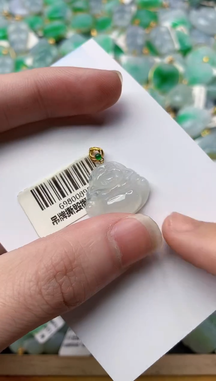 【闪购商品】翡翠颈饰18K金镶嵌33..........