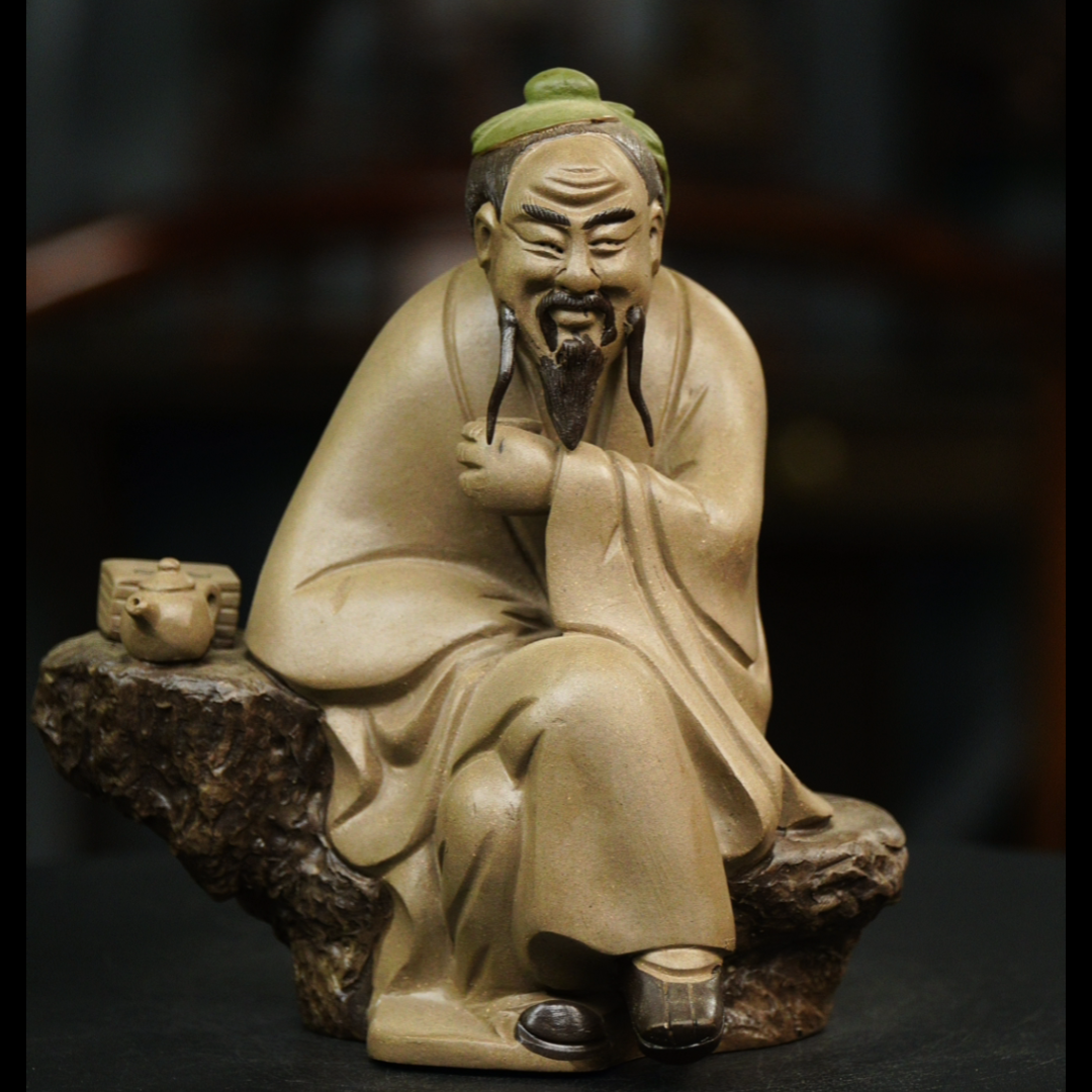 陆羽 宜兴紫砂泥塑