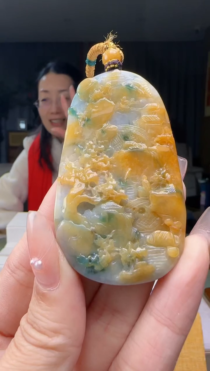 【闪购商品】翡翠吊坠(不含链)未镶嵌MM@@60B7J14652