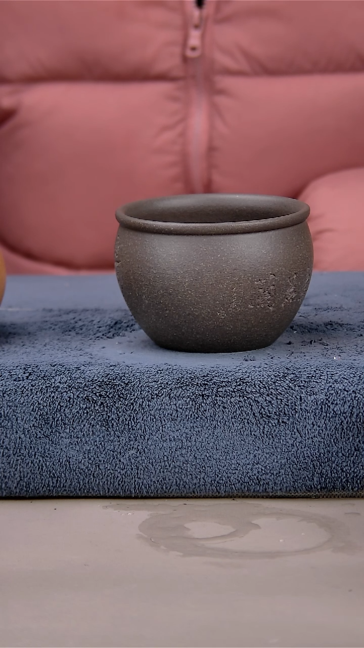 【闪购商品】紫砂茶壶200蟹壳清杯子