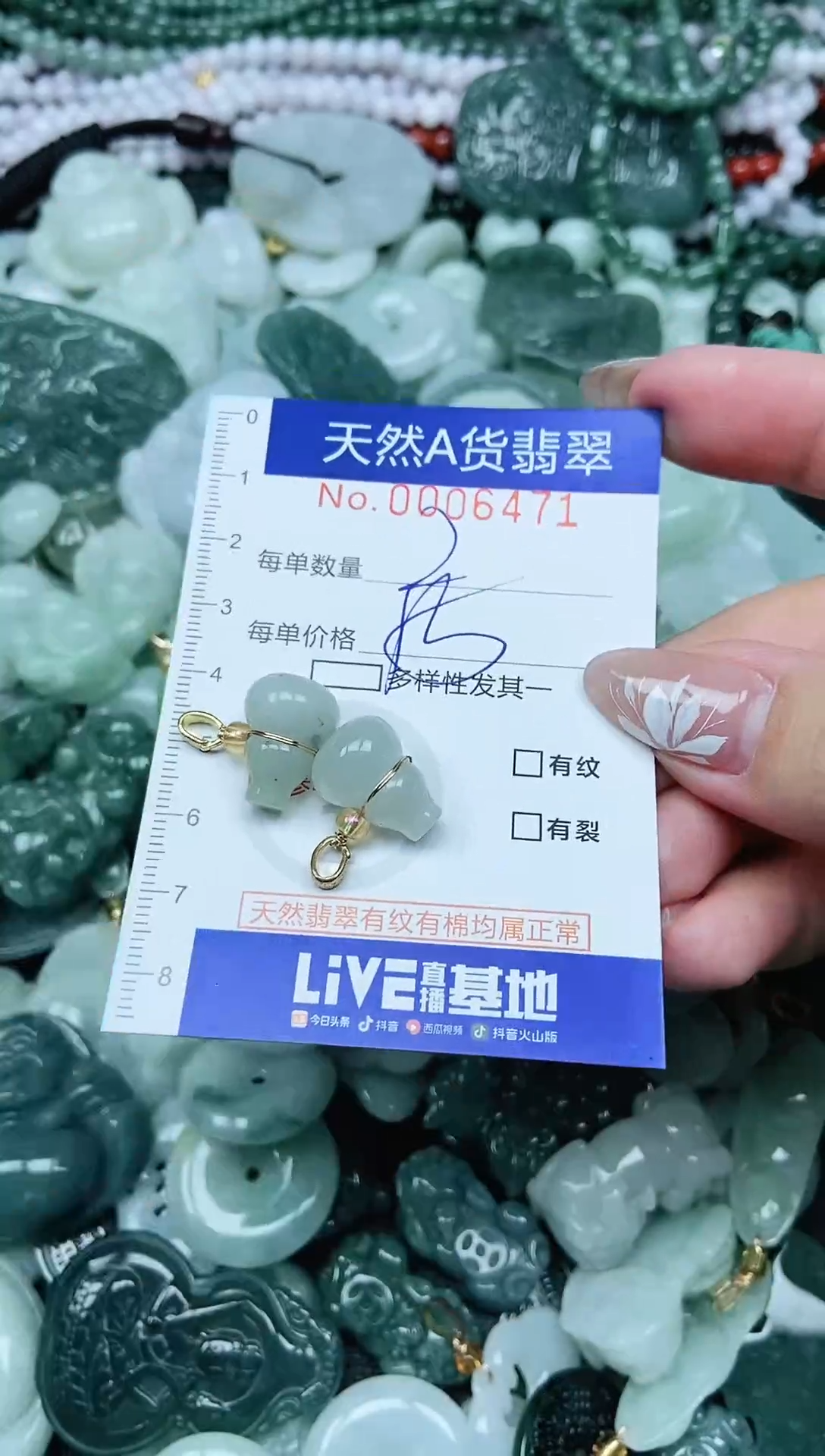 颈饰未镶嵌翡翠天然A货 支持复检