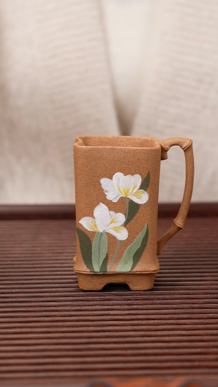 【闪购商品】紫砂茶宠老段主人杯