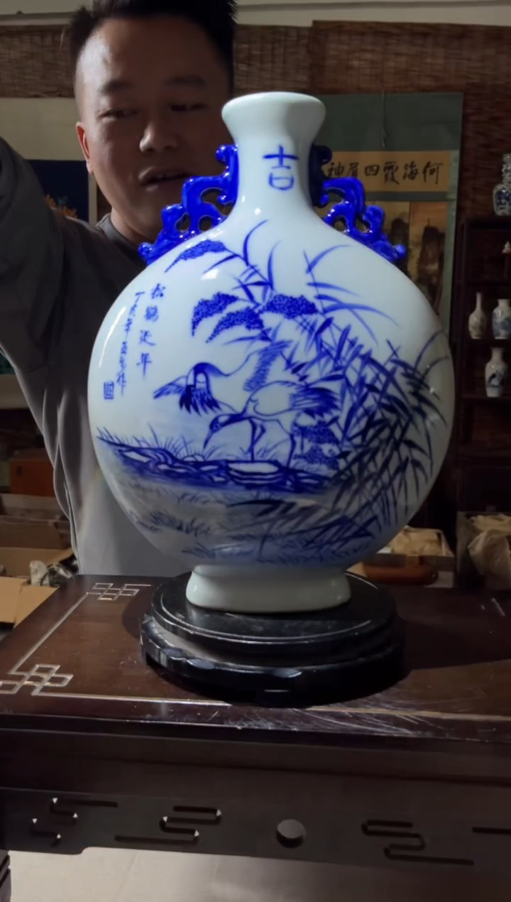 摆件瓷景德镇陶瓷摆件B054