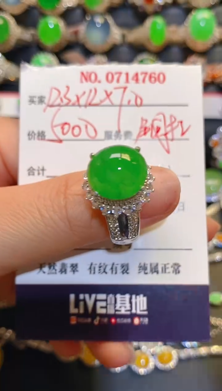 未镶嵌翡翠耳饰天然