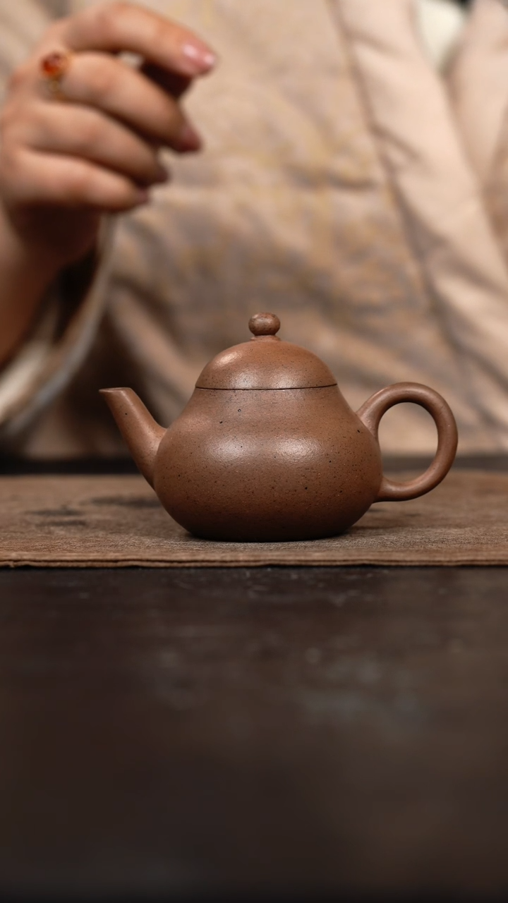 【闪购商品】紫砂茶壶全手工梨形85cc