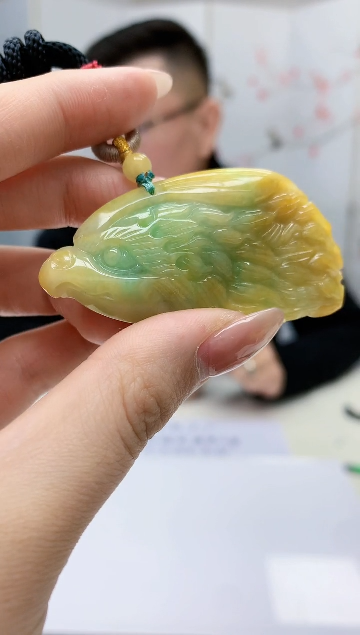 【闪购商品】定制翡翠未镶嵌5152jw-毛货挂件42