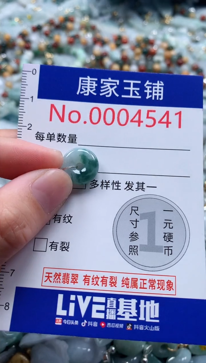 翡翠未镶嵌吊坠(不含链)4541
