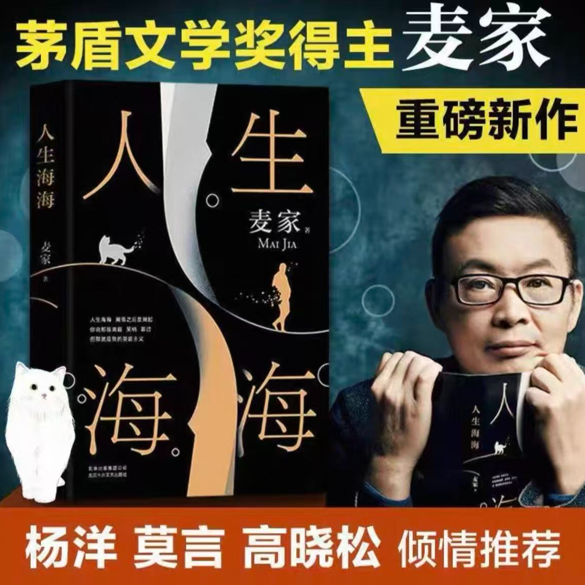 人生海海麦家经典代表作发行超350万册创文学新奇迹