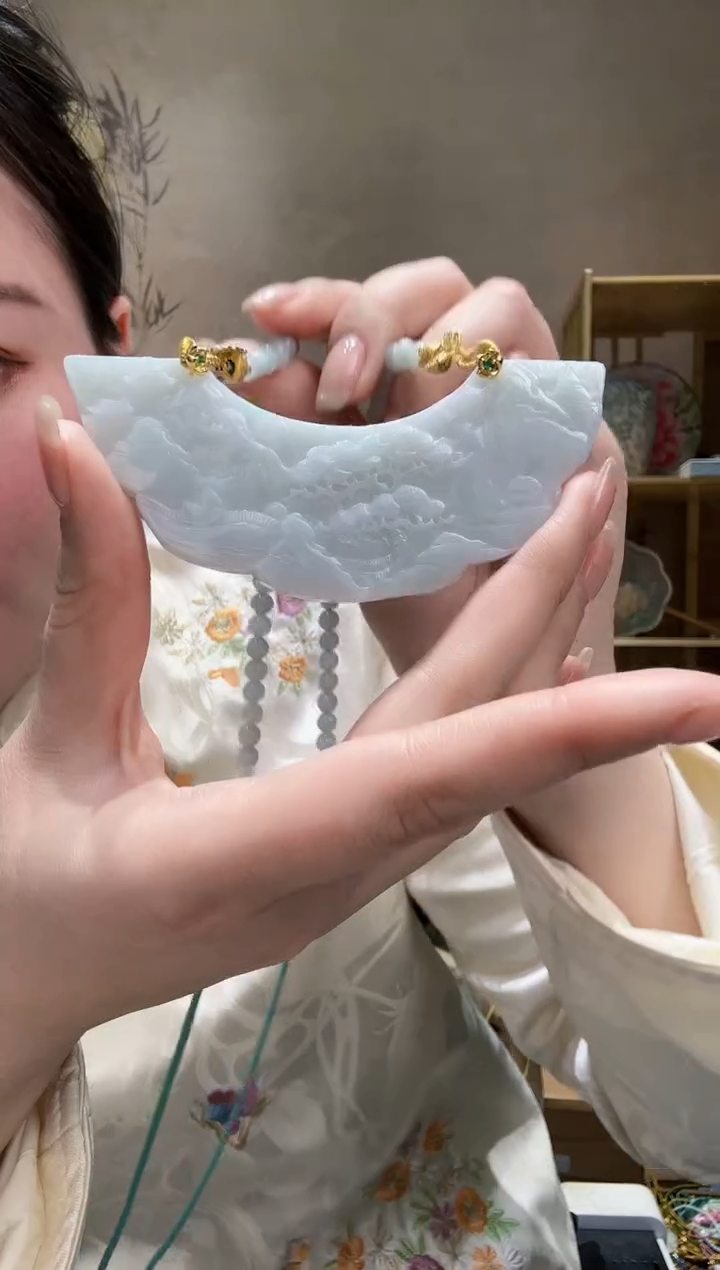 【闪购商品】翡翠颈饰未镶嵌吊坠