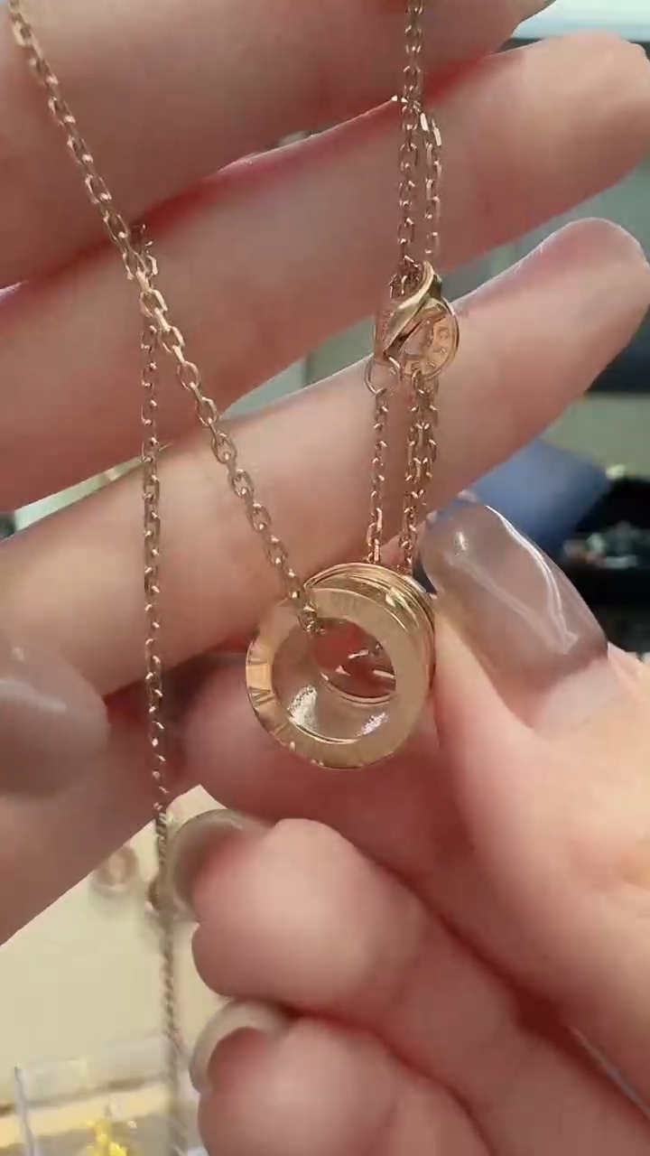 18K金套链18K金路路通套链