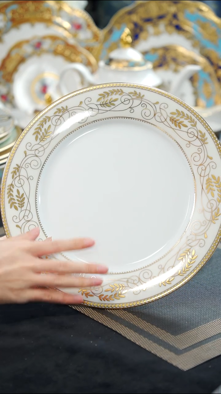 瓷片10.5英寸平盘 福利款 微瑕 2个