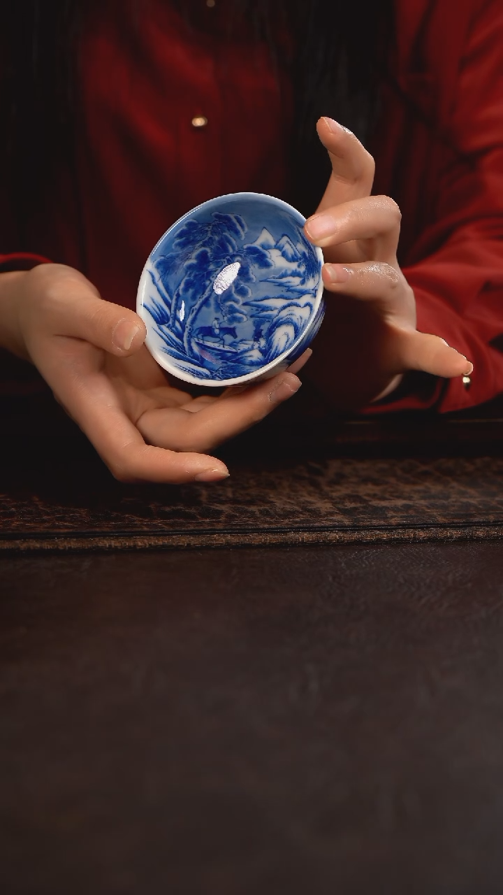 【闪购商品】杯仪贤堂重工雪景普洱杯