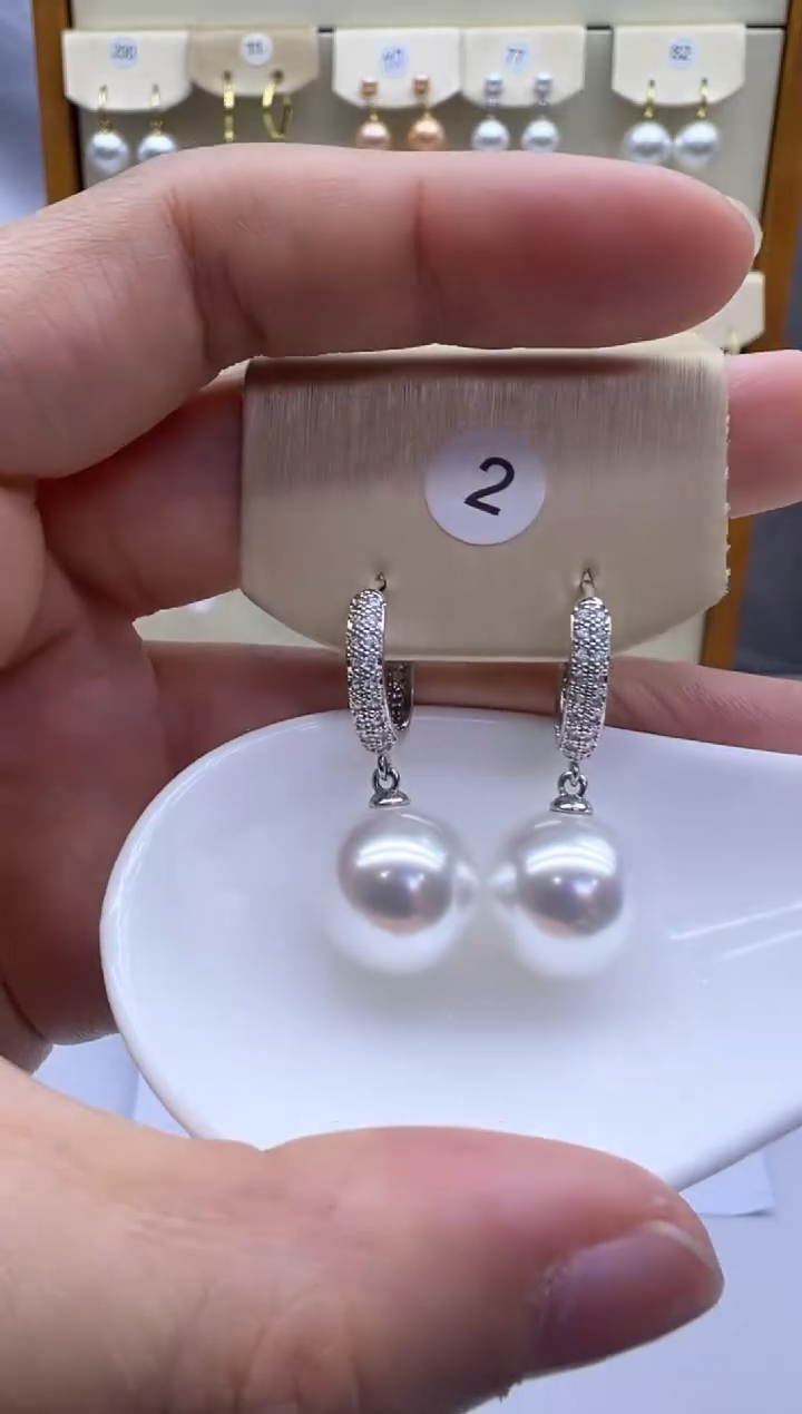 未镶嵌耳饰淡水珍珠2