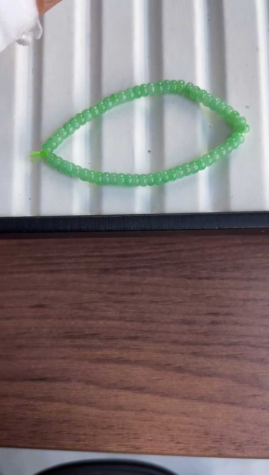 散珠翡翠翡翠手串卡4+ 算盘68颗