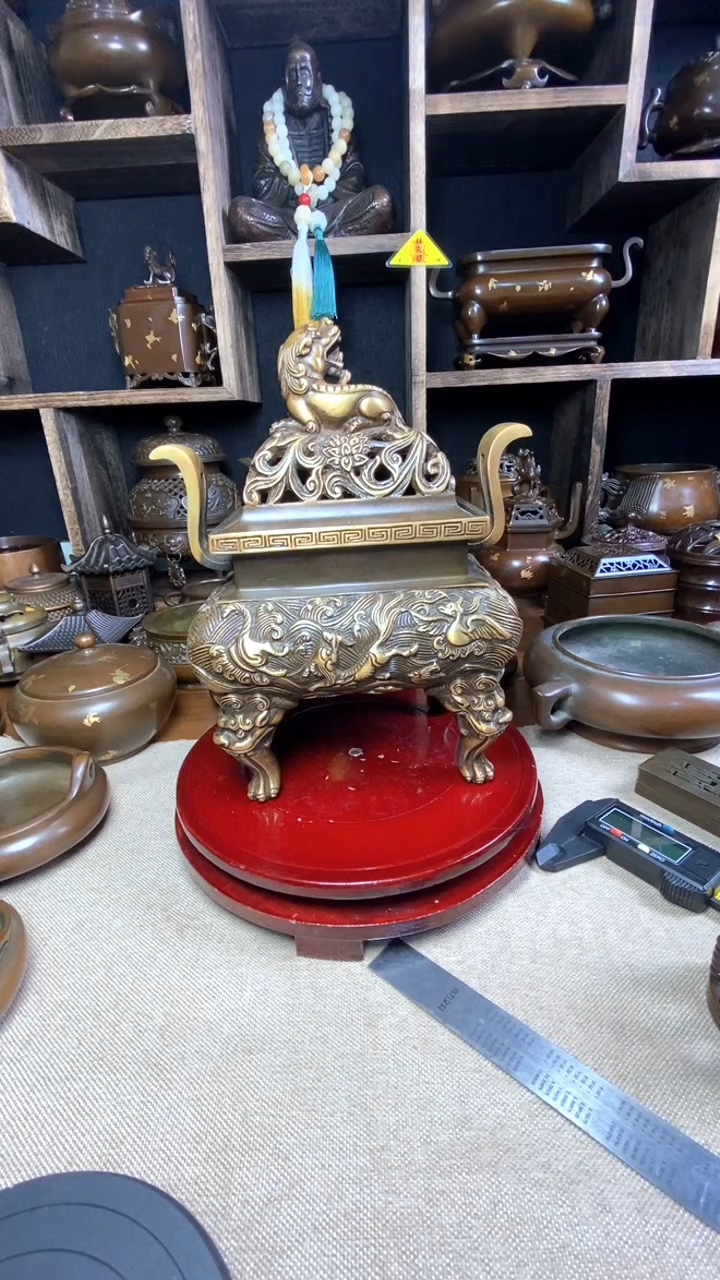 【闪购商品】纯铜 精品铜 摆件熏香炉/摆件