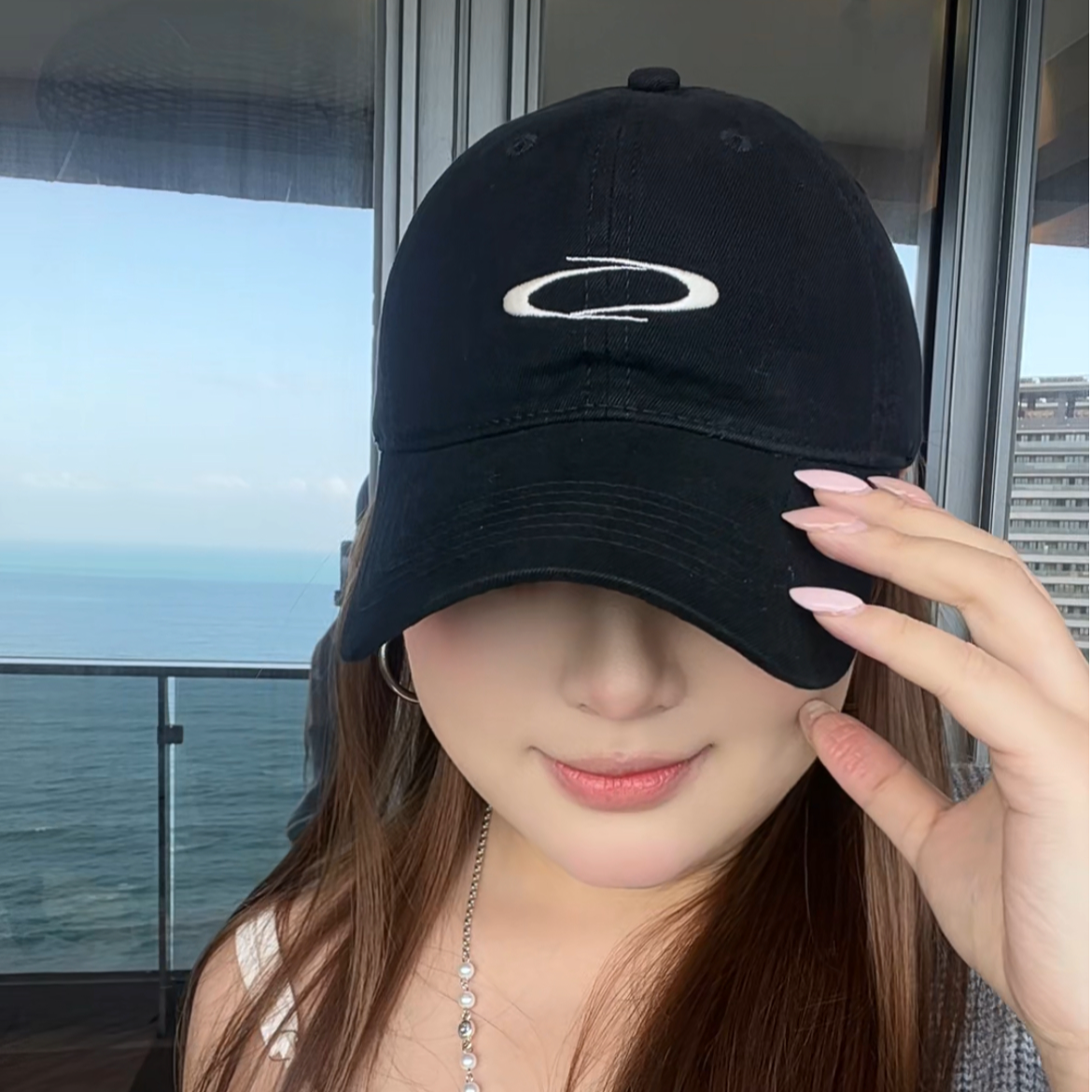 【回形标】舒适大头围鸭舌帽韩版情侣时尚刺绣透气百搭休闲ins潮流
