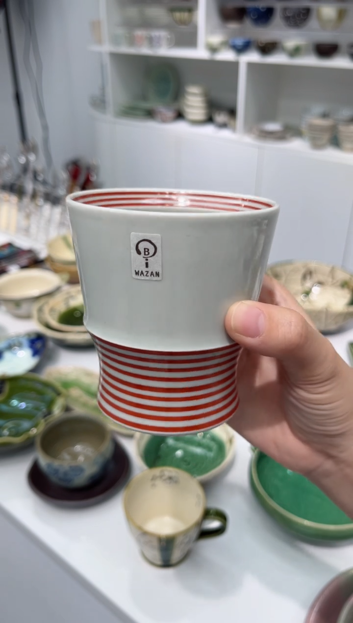 【闪购商品】瓷片朱驹手握杯（竹节）