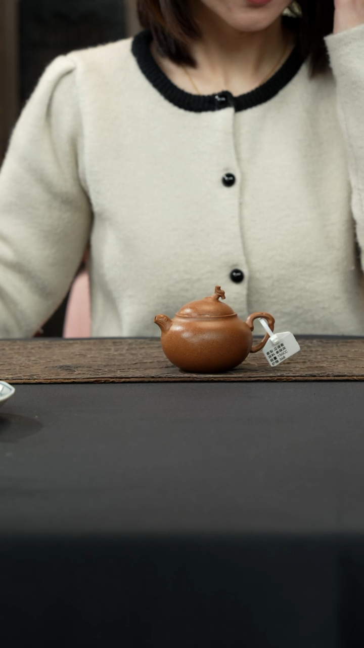 【闪购商品】紫砂茶壶老段泥瓜语壶150cc
