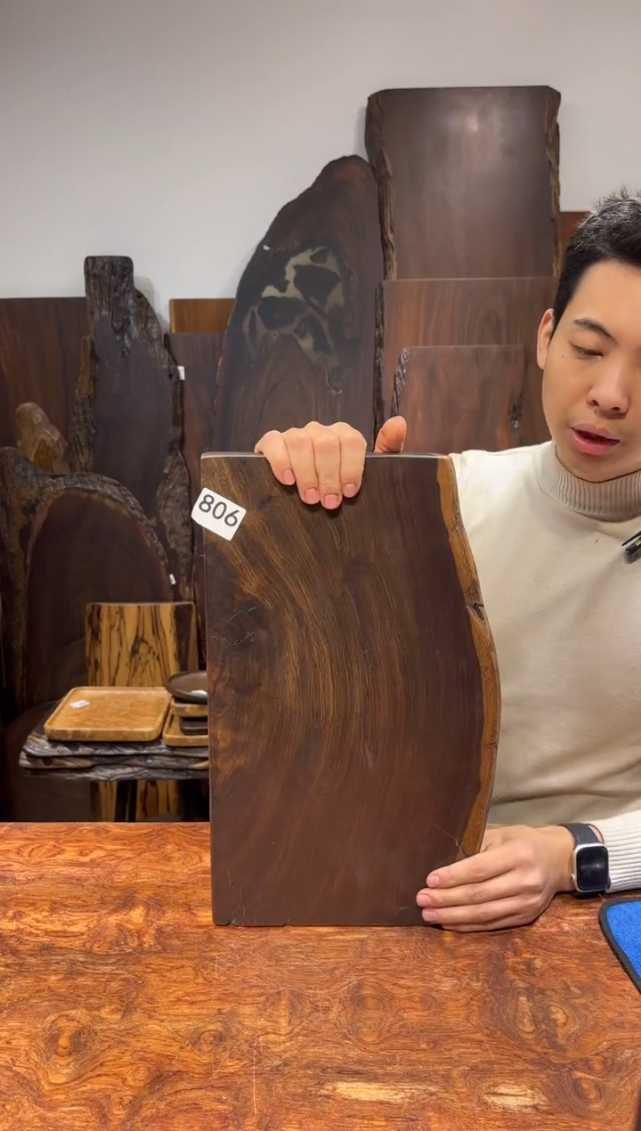 风车木（黑檀木）尺寸44*26*2.3编号806