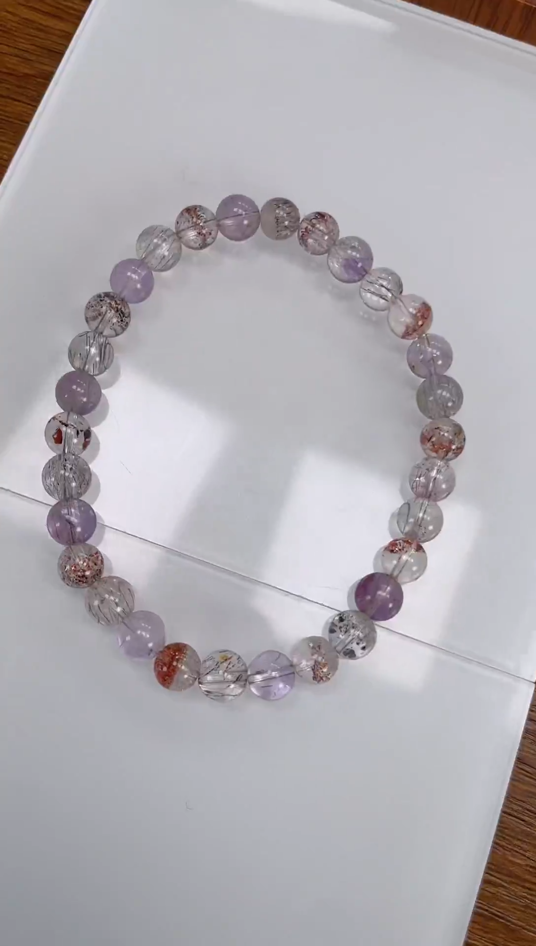 【闪购商品】水晶手链未镶嵌超七手串6+mm 多样性发一