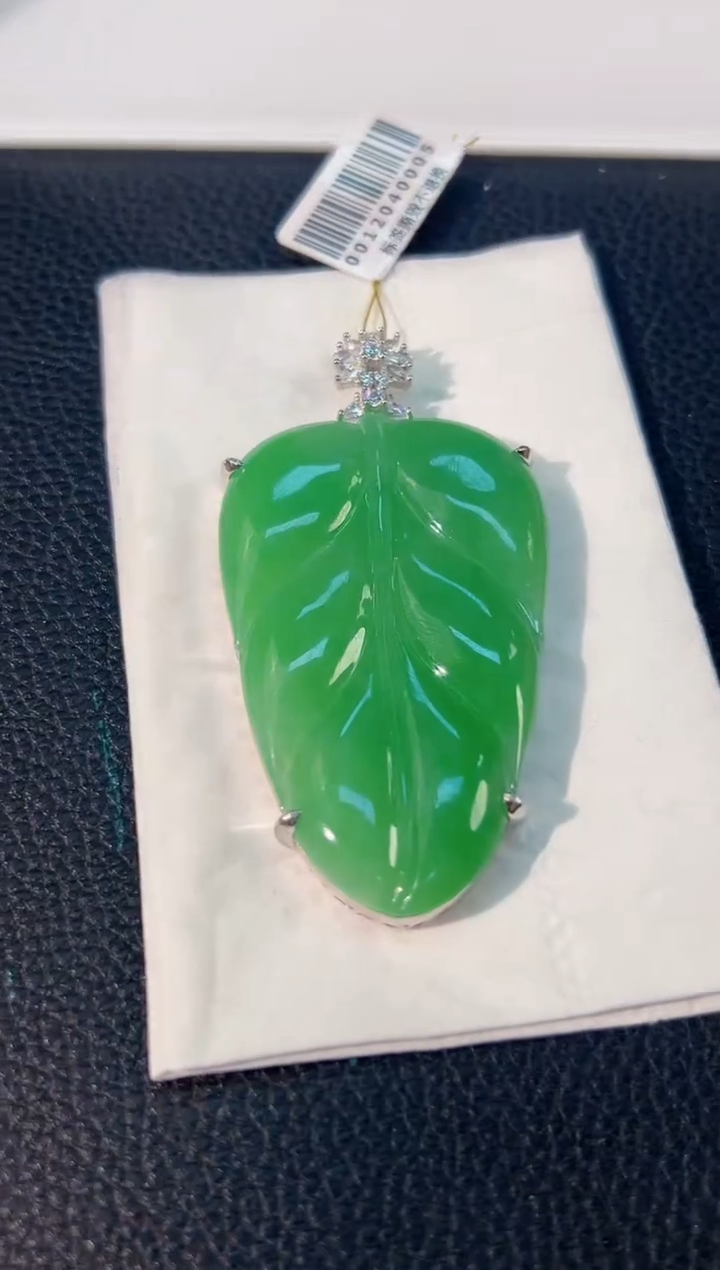 颈饰未镶嵌翡翠 缅料A货/支持复检/一件