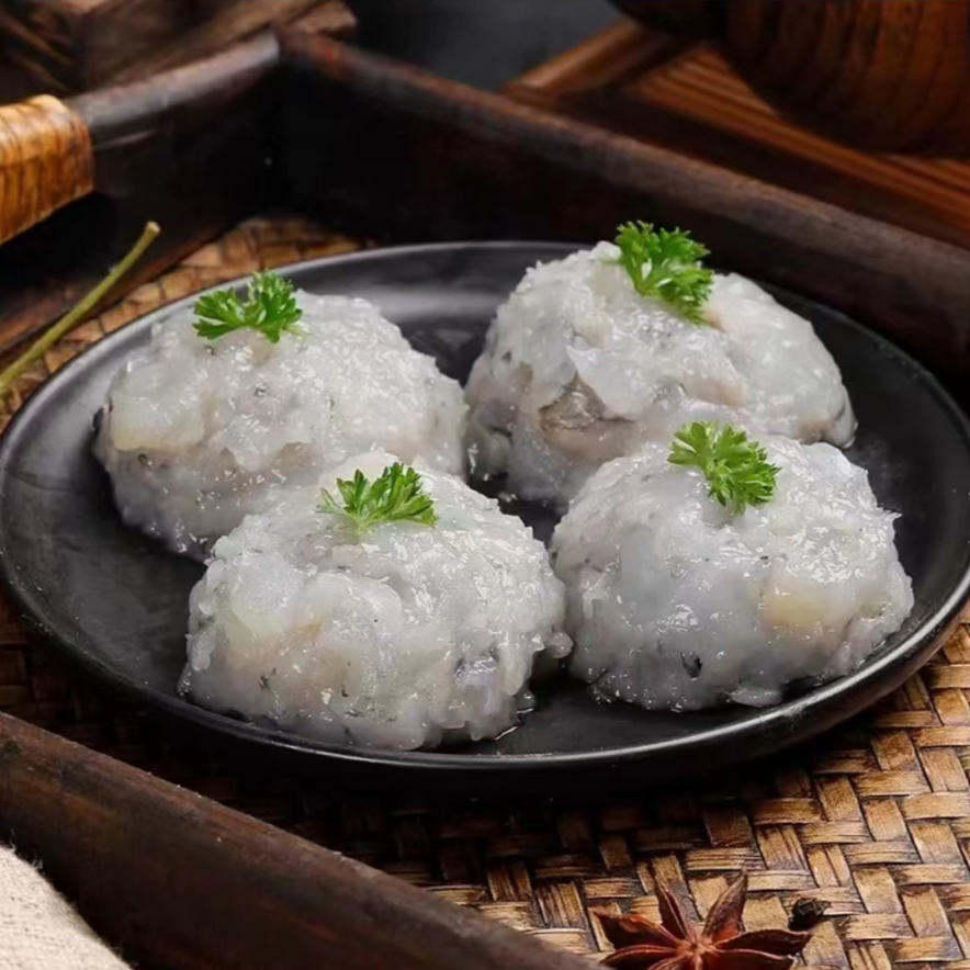 虾滑新鲜虾仁泥活虾现虾滑火锅麻辣烫食材