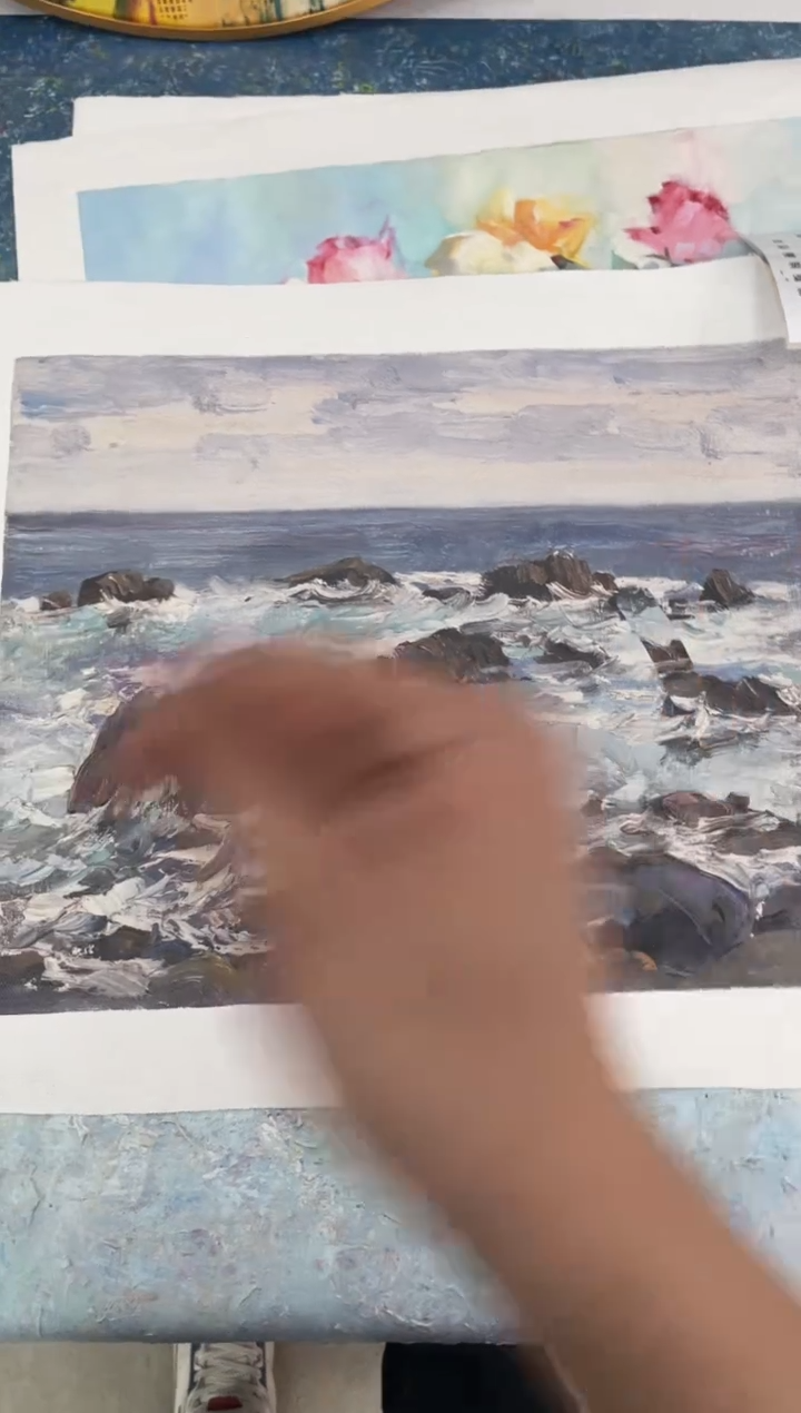 俄美协画家原创油画40*50