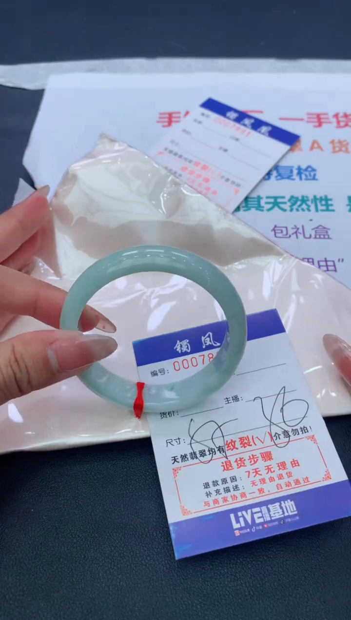 【闪购商品】翡翠手镯未镶嵌天然A货翡翠手镯-110