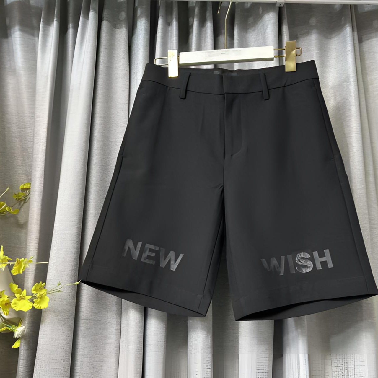 黑色短裤休闲裤运动时尚夏季简约百搭纯色薄款舒适宽松潮流速干