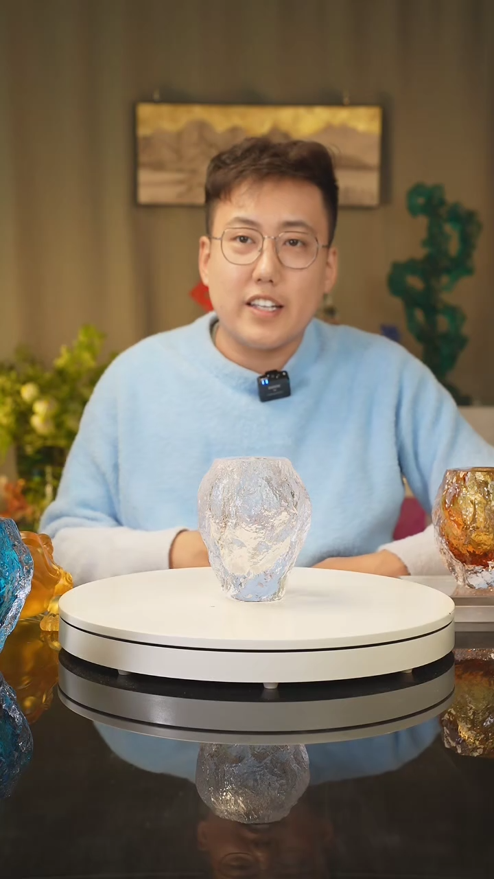 【闪购商品】雅致水晶琉璃 摆件 花器 果盘 茶酒具